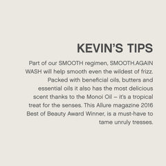 KEVIN.MURPHY in-shower use with lather, conveys gentle cleansing and frizz control