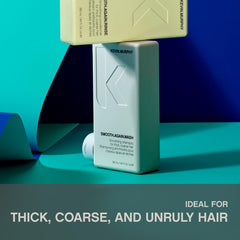 KEVIN.MURPHY ingredients flatlay with Monoi oil and Murumuru butter, emphasizes nourishing formula