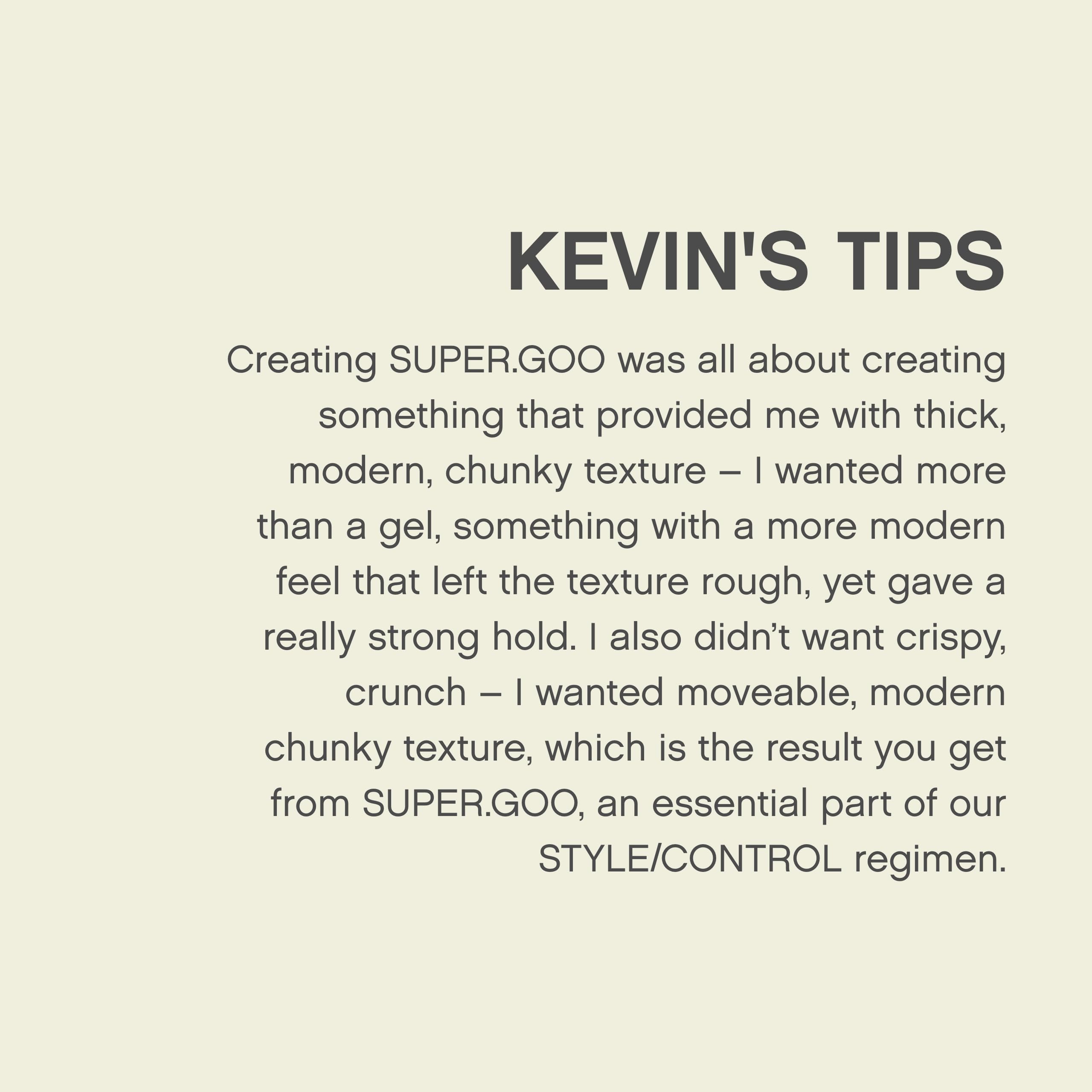 KEVIN.MURPHY label close-up showing ingredient highlights and paraben-free benefit