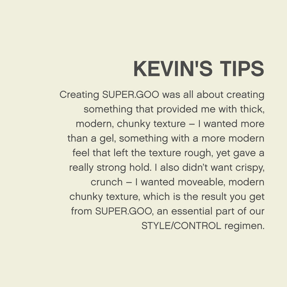 KEVIN.MURPHY label close-up showing ingredient highlights and paraben-free benefit