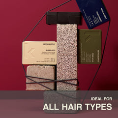 KEVIN.MURPHY size comparison with hand conveying compact travel-friendly jar