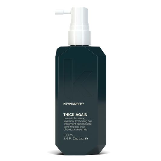 KEVIN.MURPHY THICK.AGAIN front bottle clearly showing label and product size benefit fuller hair
