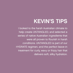 KEVIN.MURPHY arrangement of Australian fruit and bamboo ingredients indicating nourishing benefit