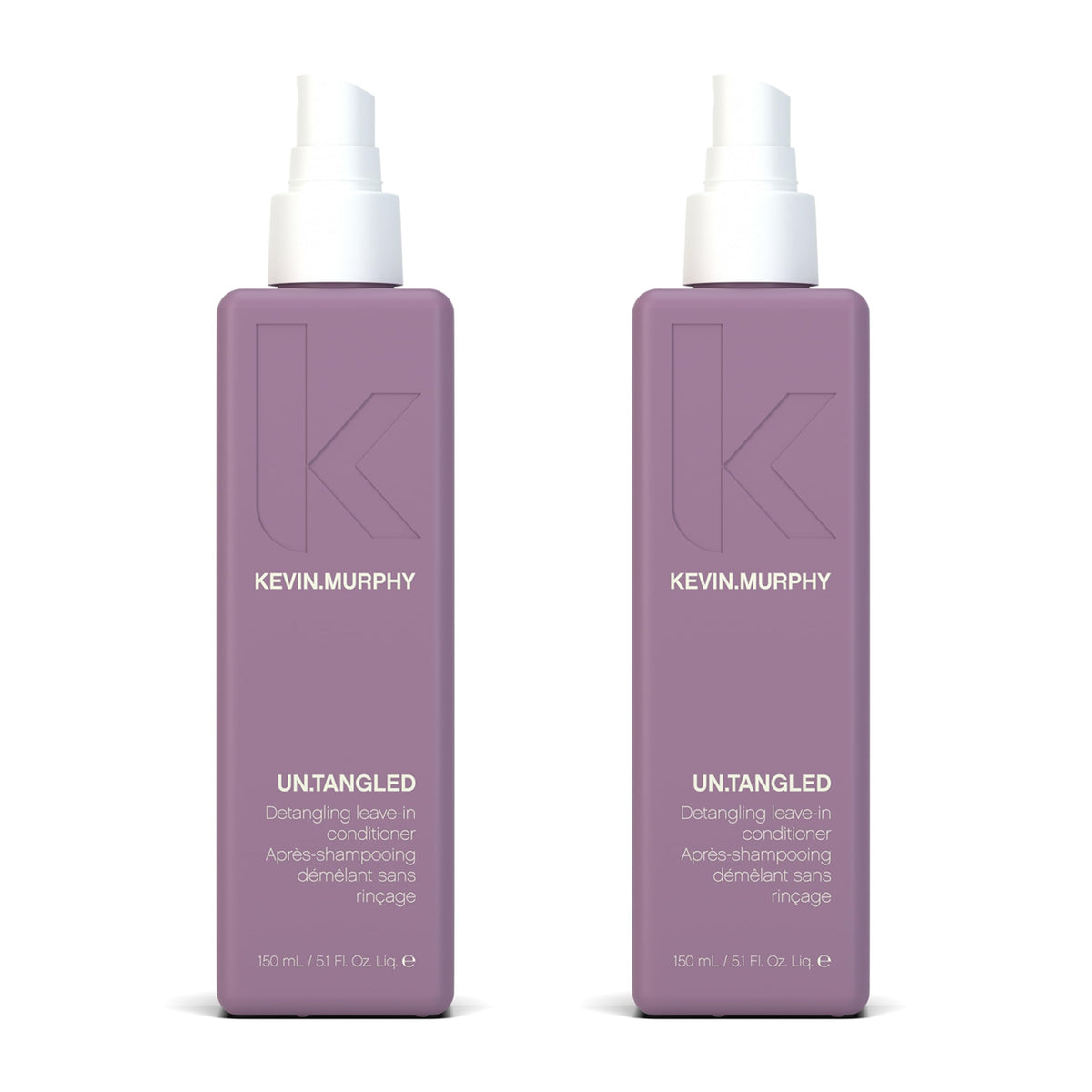 KEVIN.MURPHY front packaging showing two UN.TANGLED bottles benefiting daily detangling