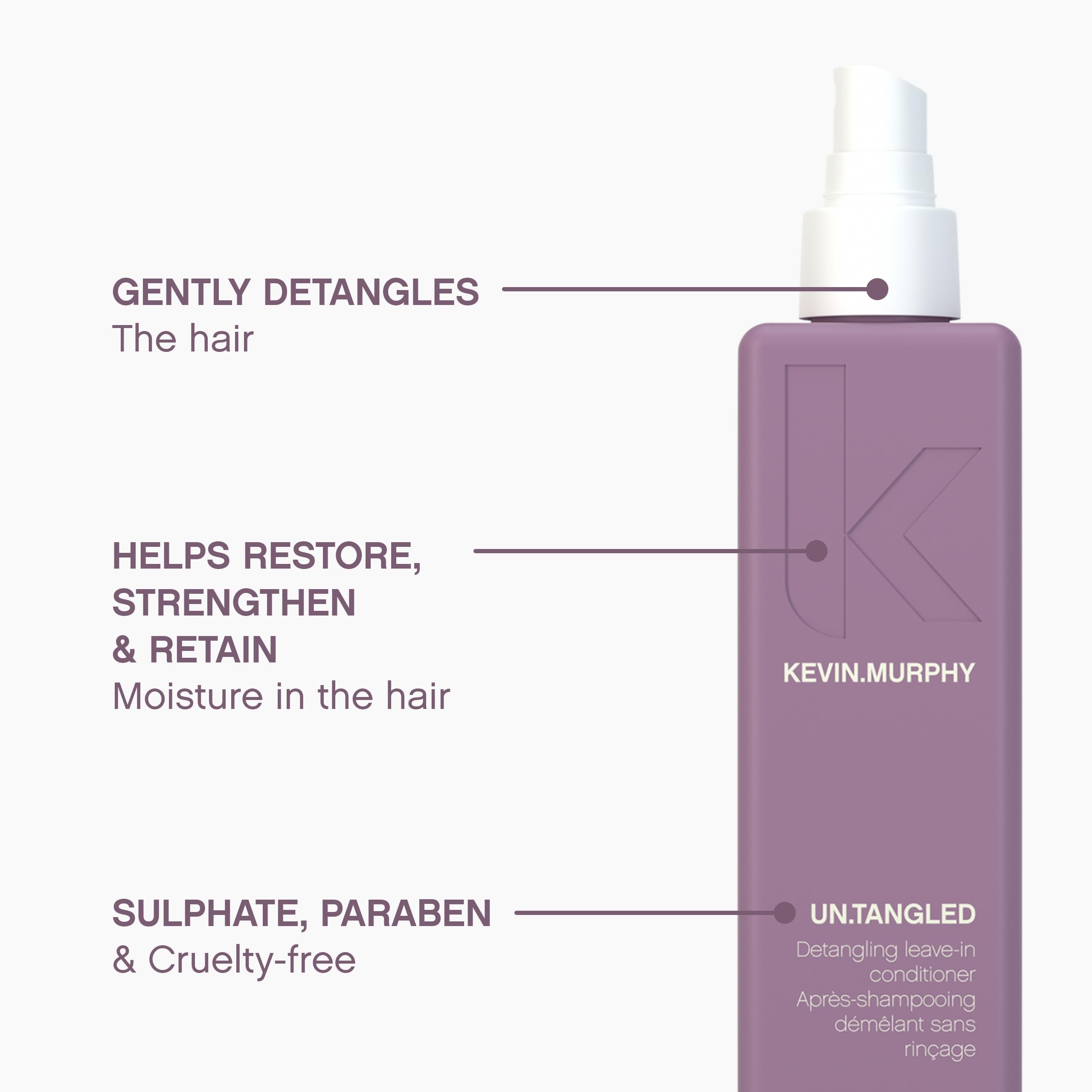 KEVIN.MURPHY bamboo and native fruits display highlighting antioxidant and strengthening benefits