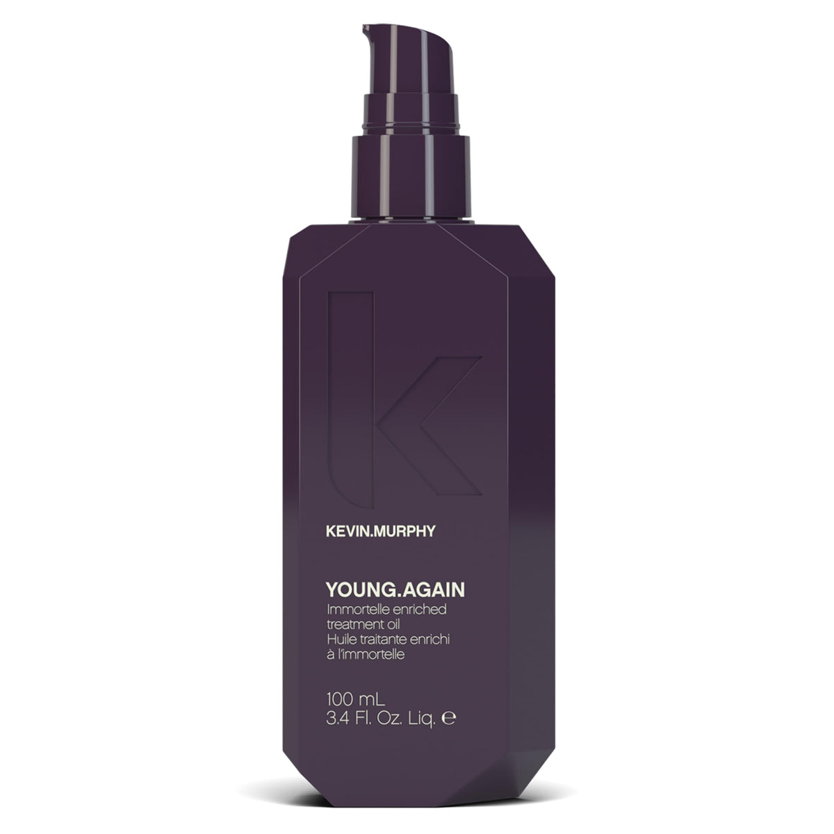 KEVIN.MURPHY front bottle showing sleek packaging and salon-grade benefit