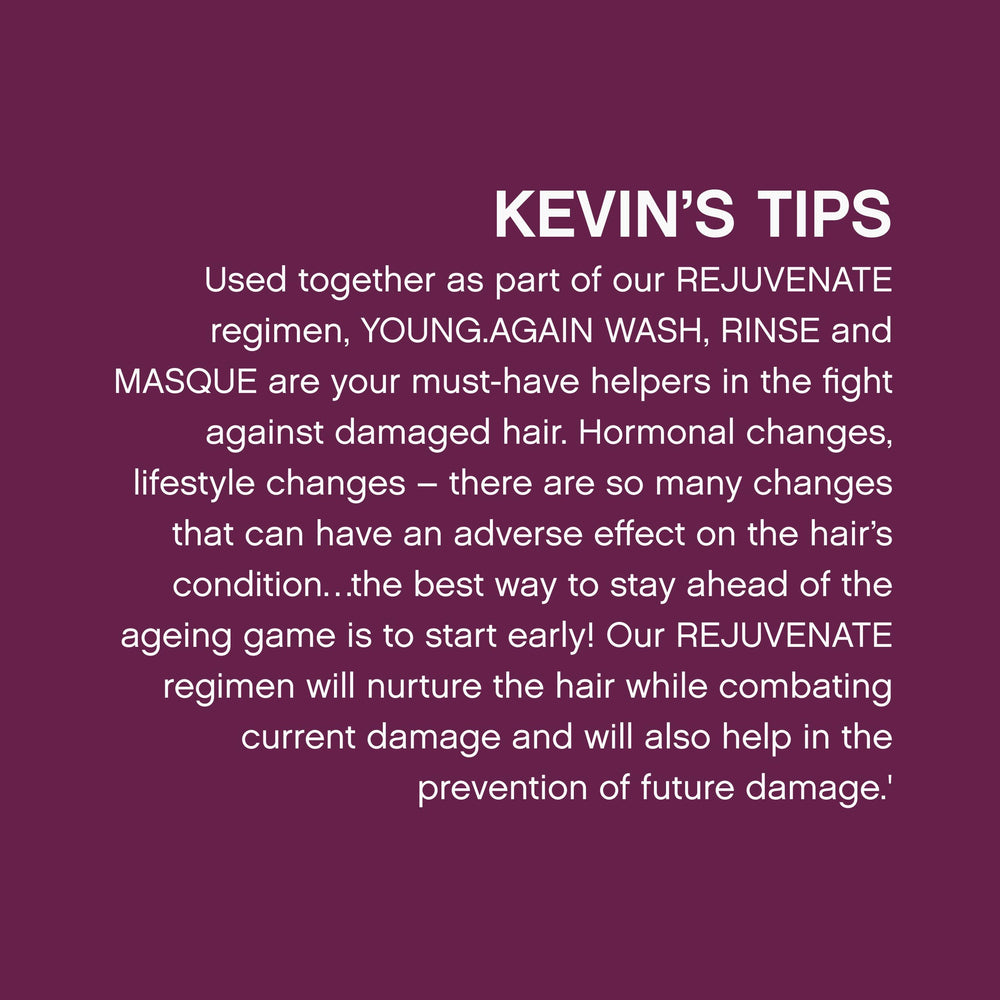 KEVIN.MURPHY 250ml bottle next to common items for scale and convenience