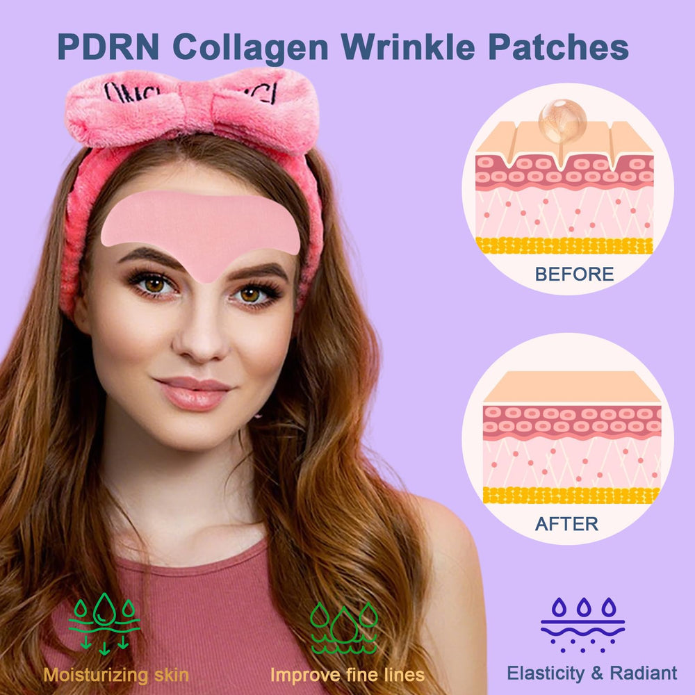 Kewhunt side-by-side forehead comparison showing visible smoothing benefit