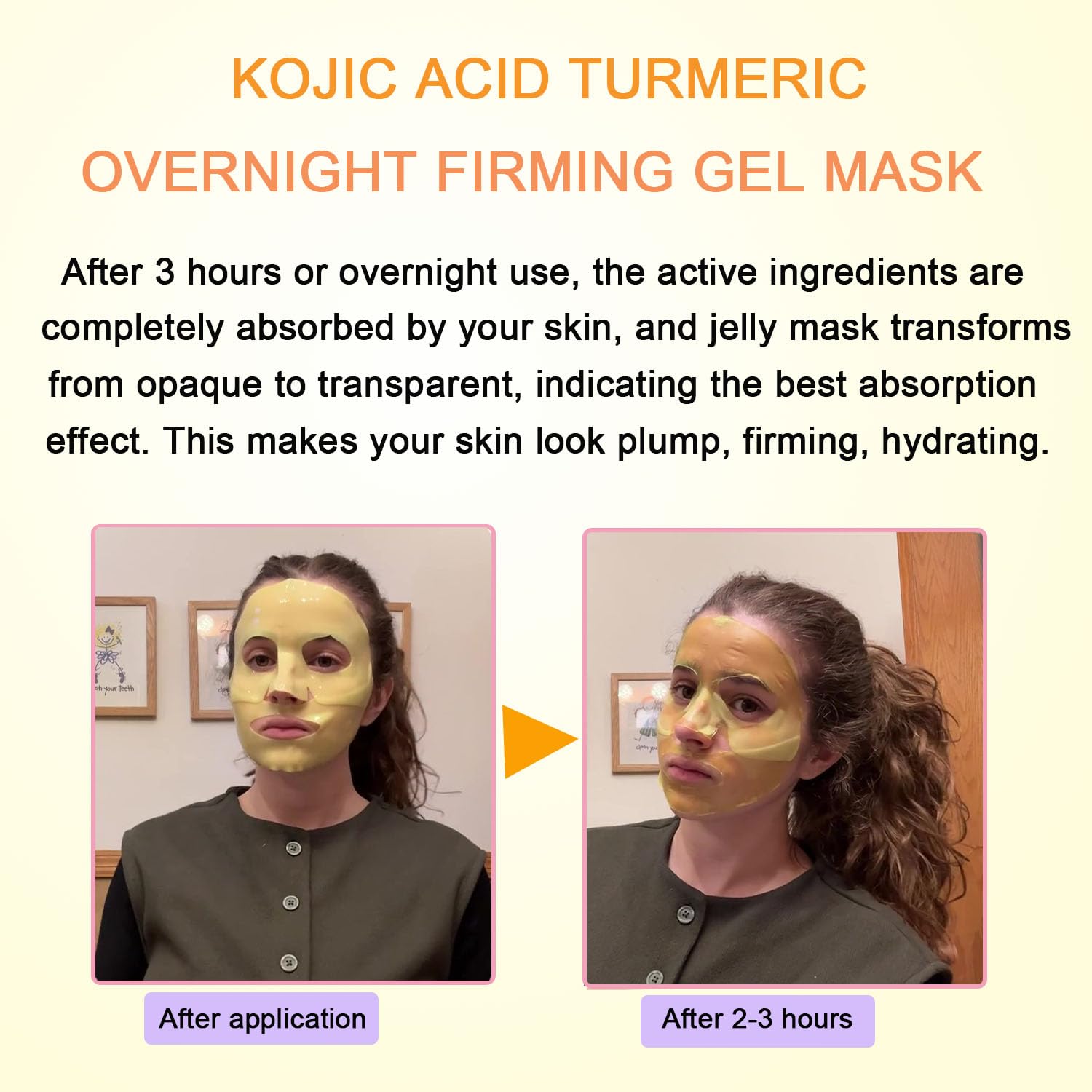 Kewhunt mask being applied on hand demonstrating smooth spreadability