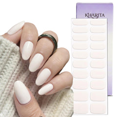 kharita front packaging showing warm white strips and kit contents to start salon nails