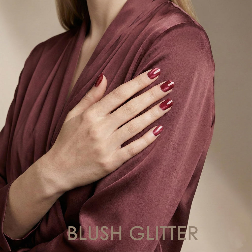 kharita strip application on thumb demonstrating flexible fit that reduces stress