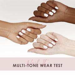 kharita strip applied on nail pre-cure demonstrating easy fit and conforming edge