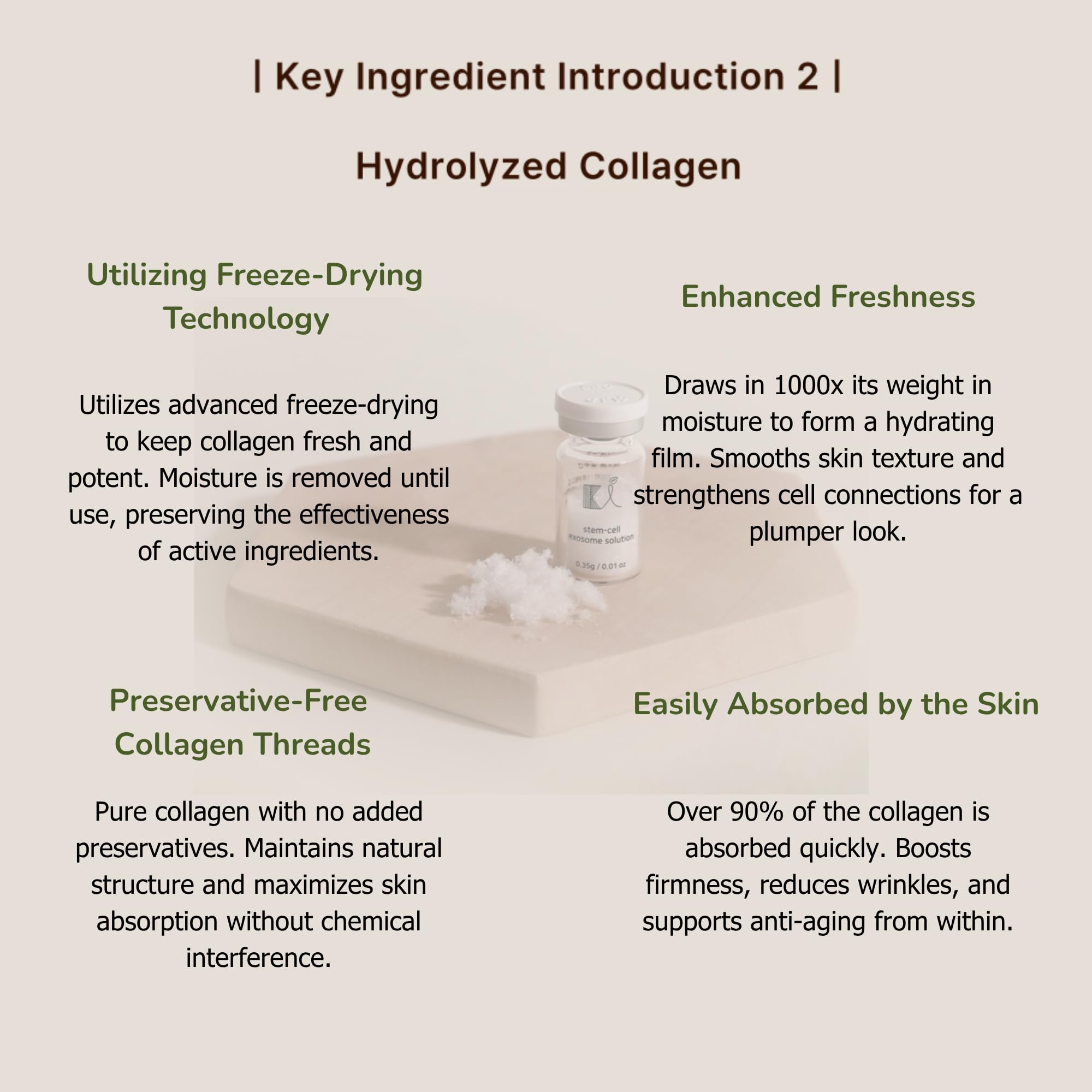 ki cosmetics hands applying ampoule to face for targeted hydration benefit