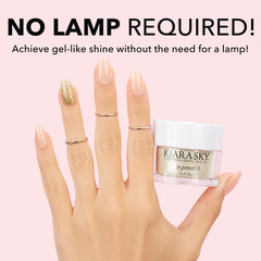 KIARA SKY applied on finished nails displaying durable gloss protection