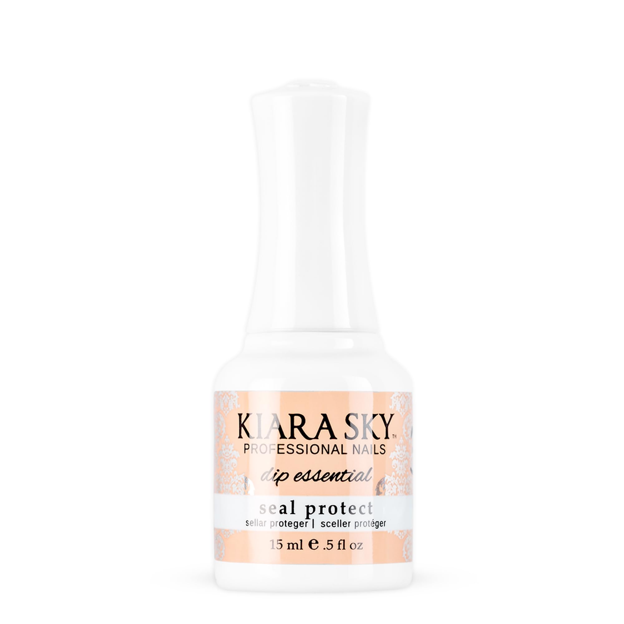 Kiara Sky front bottle of Seal Protect showing product label and benefit