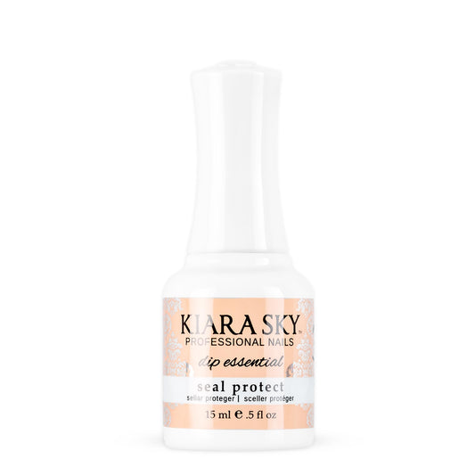 Kiara Sky front bottle of Seal Protect showing product label and benefit