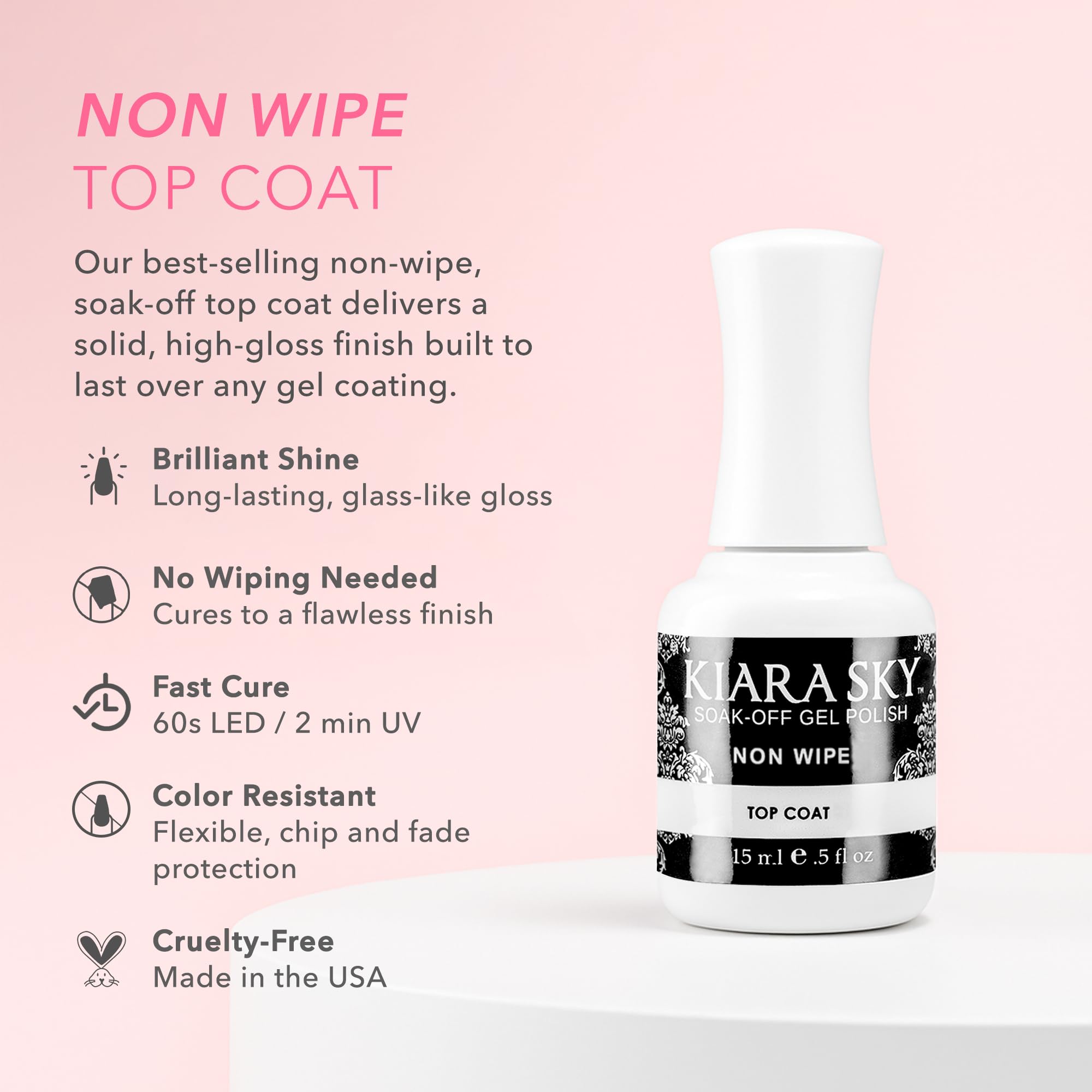 Kiara Sky glossy texture close-up showing high-shine effect