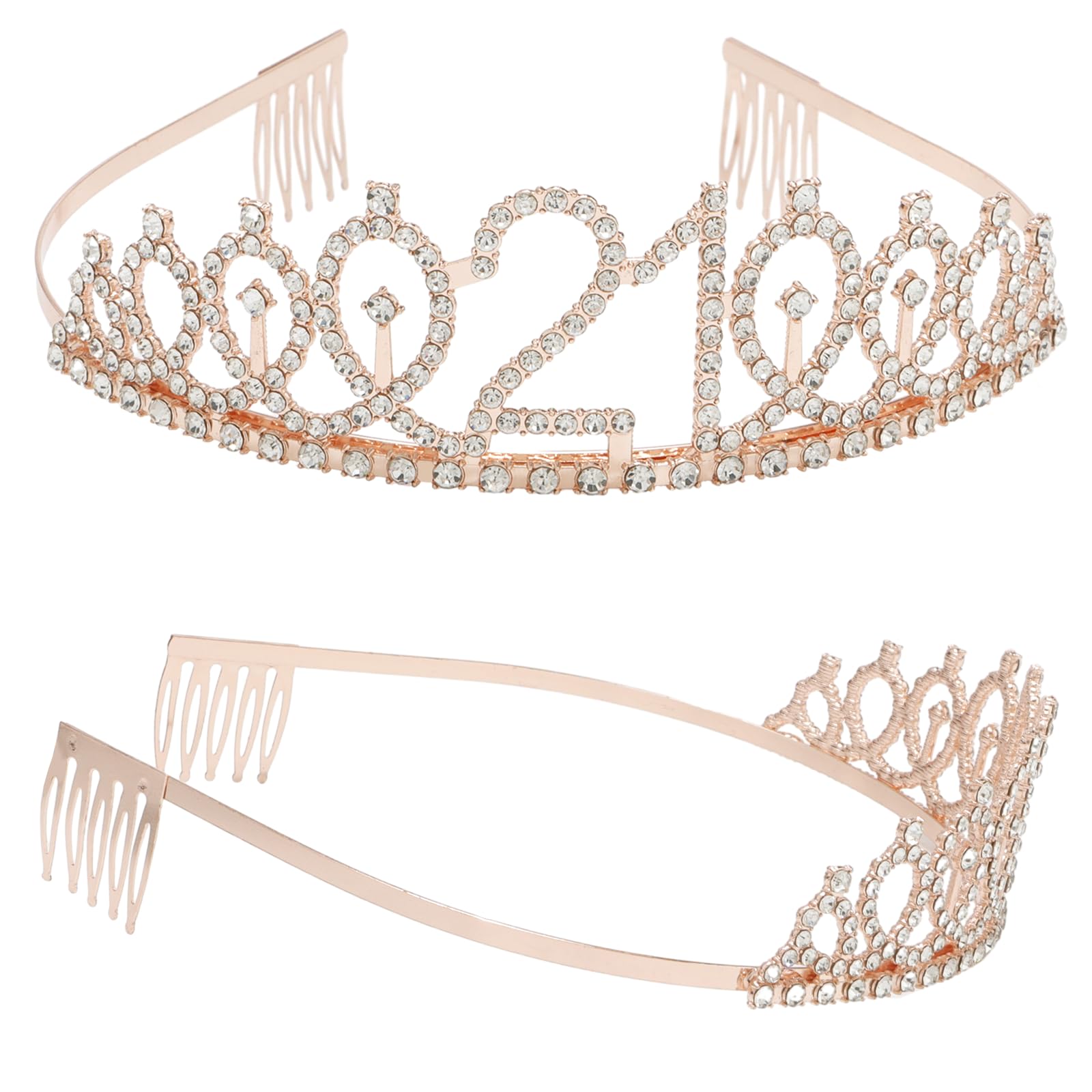KICOSY crown worn by model in party scene conveying festive, polished look
