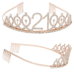 KICOSY crown worn by model in party scene conveying festive, polished look