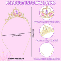 KICOSY tiara size comparison with hand to illustrate lightweight scale