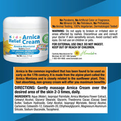 Kids Relief cream texture close-up demonstrating smooth quick-absorbing finish