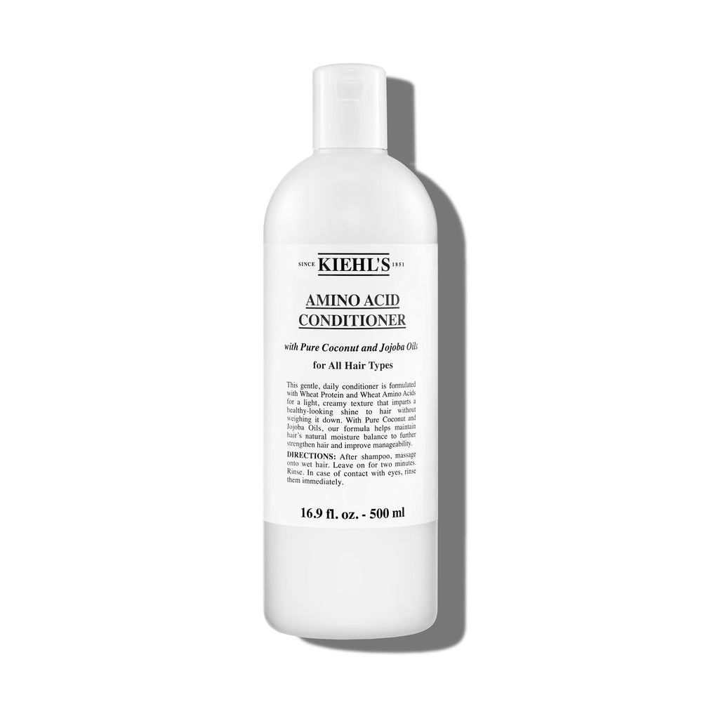 Kiehl's bottle front view showing label and product size, easy store recognition