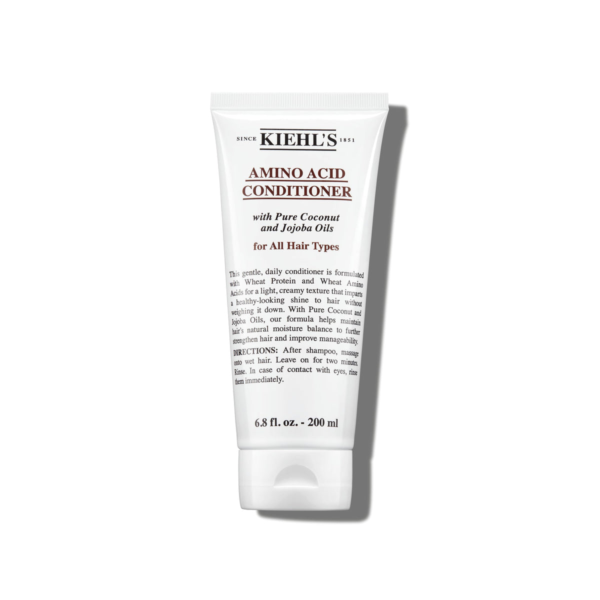 Kiehl's conditioner front packaging showing product and brand benefits