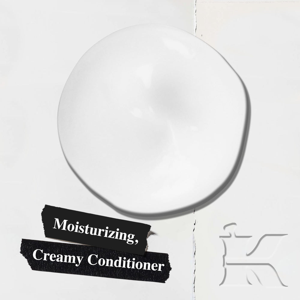 Kiehl's conditioner pump and cap detail highlighting easy dispensing