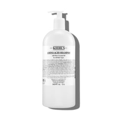 Kiehl's front pump bottle showing product and easy dispensing benefit