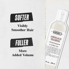 Shampoo lather on wet hair in shower showing gentle cleanse benefit