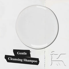 Close-up of shampoo texture pouring demonstrating creamy lather benefit