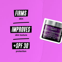 Kiehl's application on face demonstrating easy daily sun protection