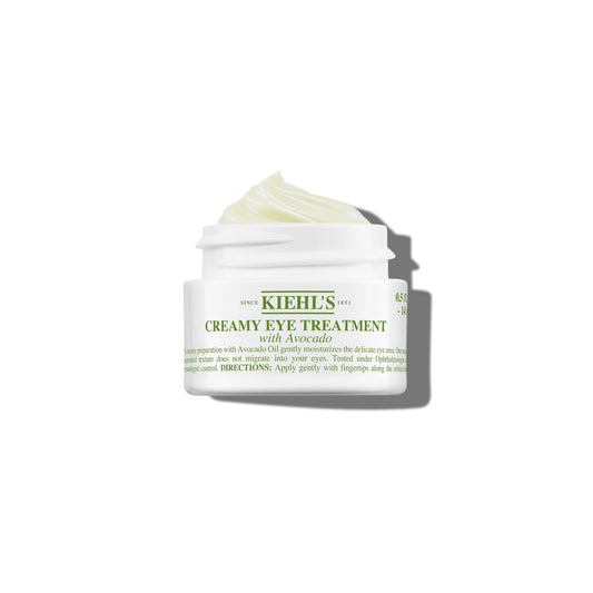 Kiehl's jar front view showing compact travel-friendly packaging and hydration