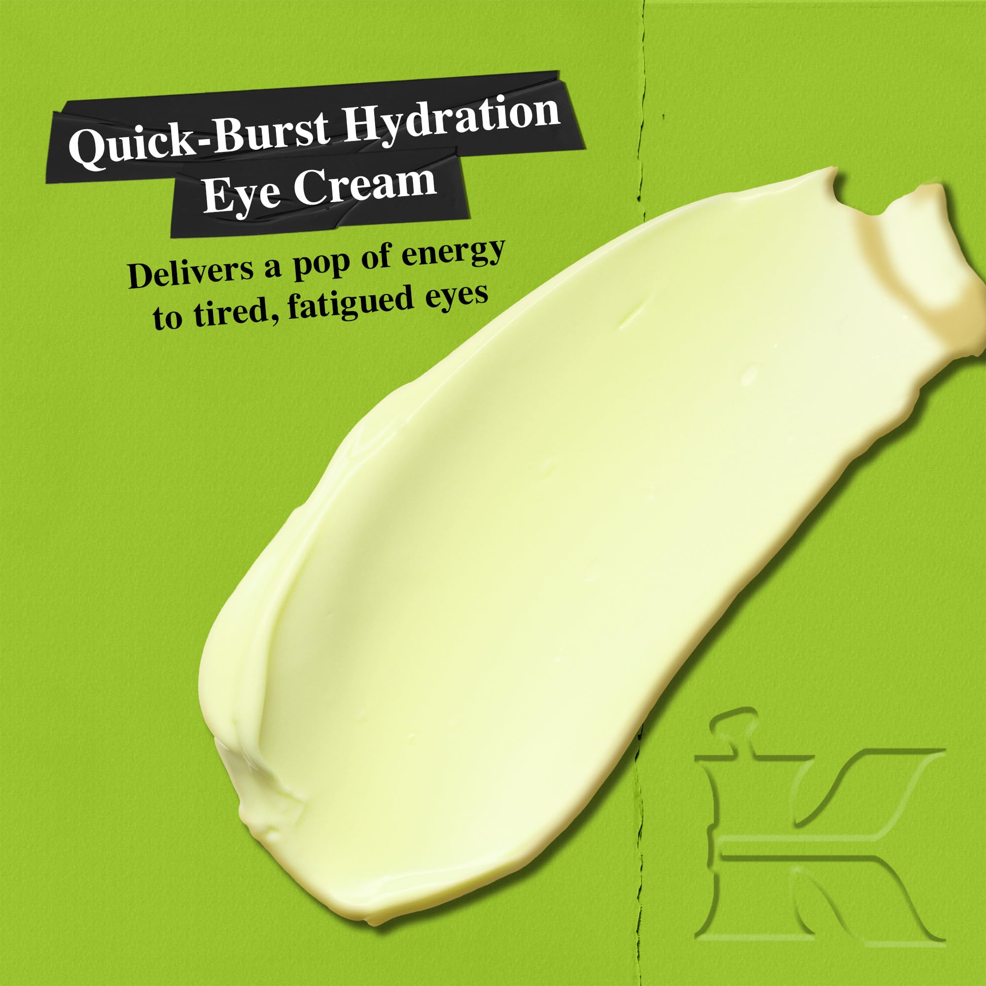 Kiehl's open cream texture close-up illustrating rich moisturizing consistency