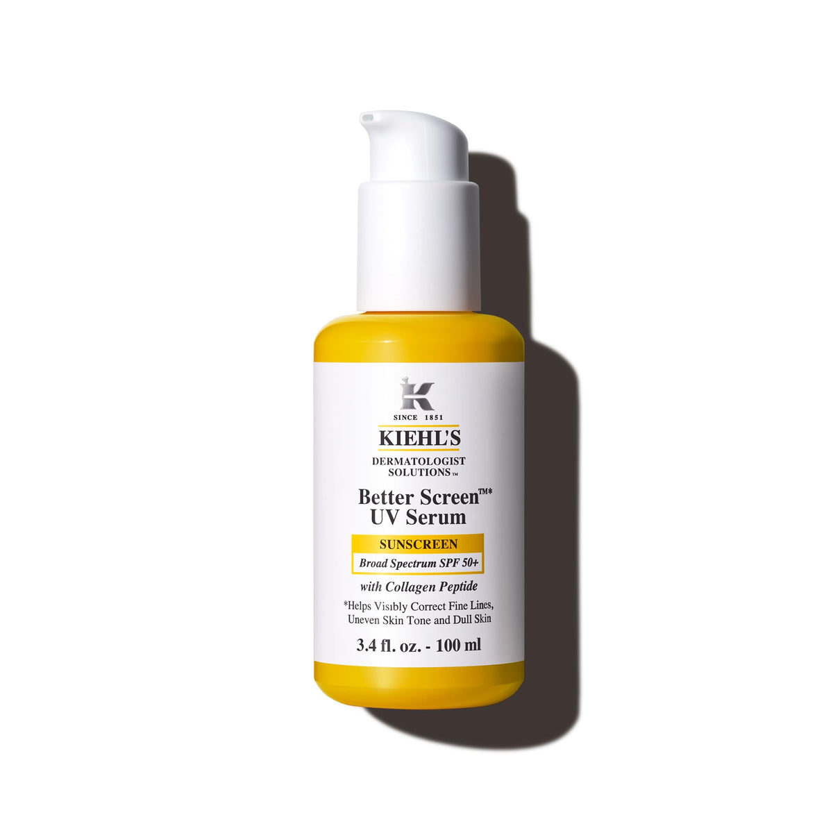 Kiehl's better screen front packaging showing SPF 50 protection