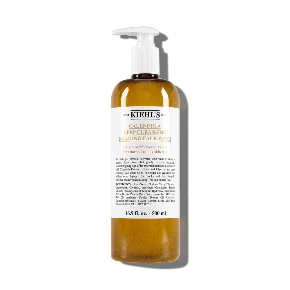 Kiehl's front bottle shot showing clear label and benefits