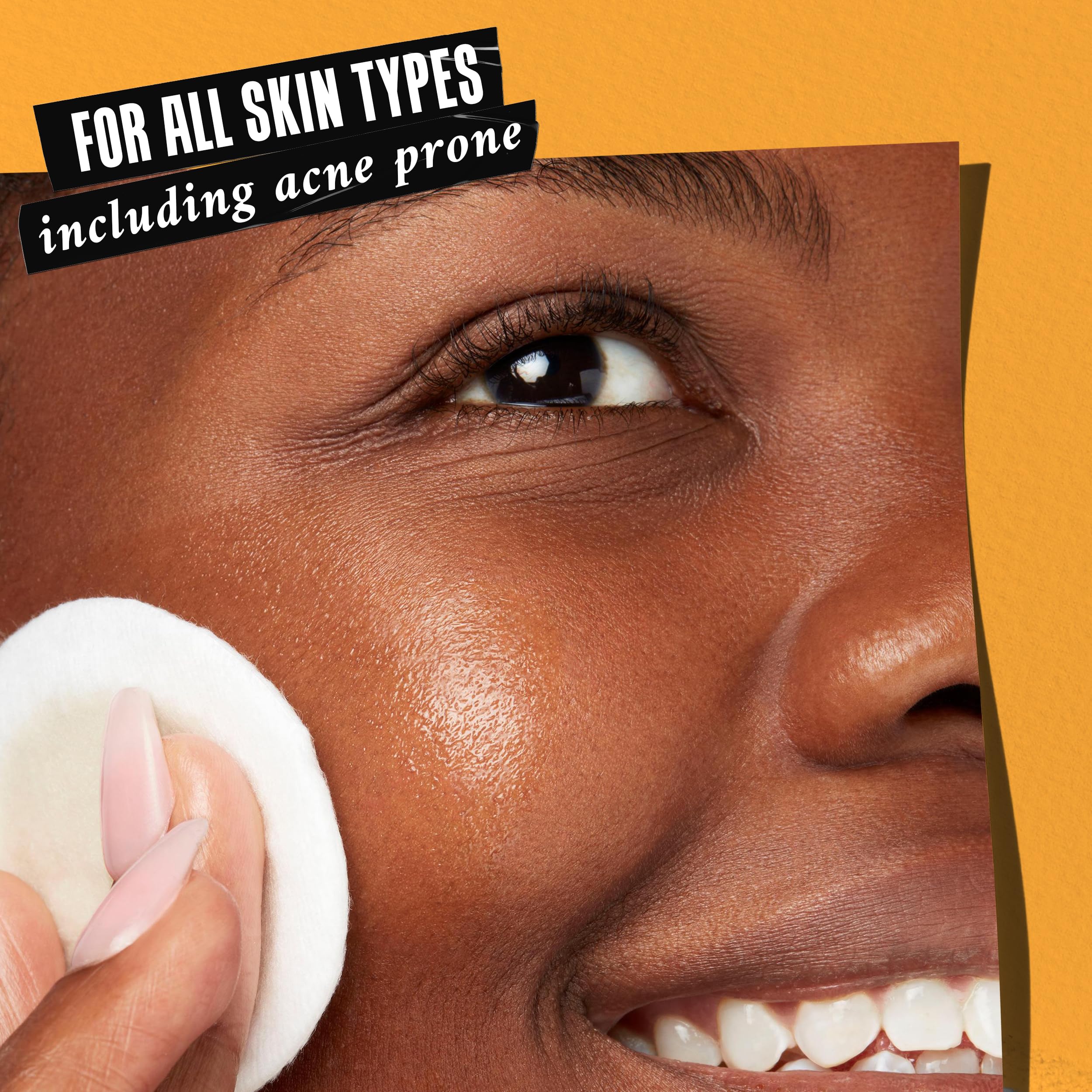 Kiehl's toner pouring texture illustrating lightweight, alcohol-free consistency
