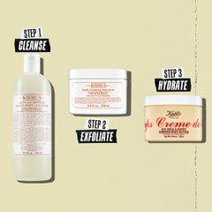 Kiehl's placed on a bathroom shelf in a lifestyle scene suggesting daily routine use