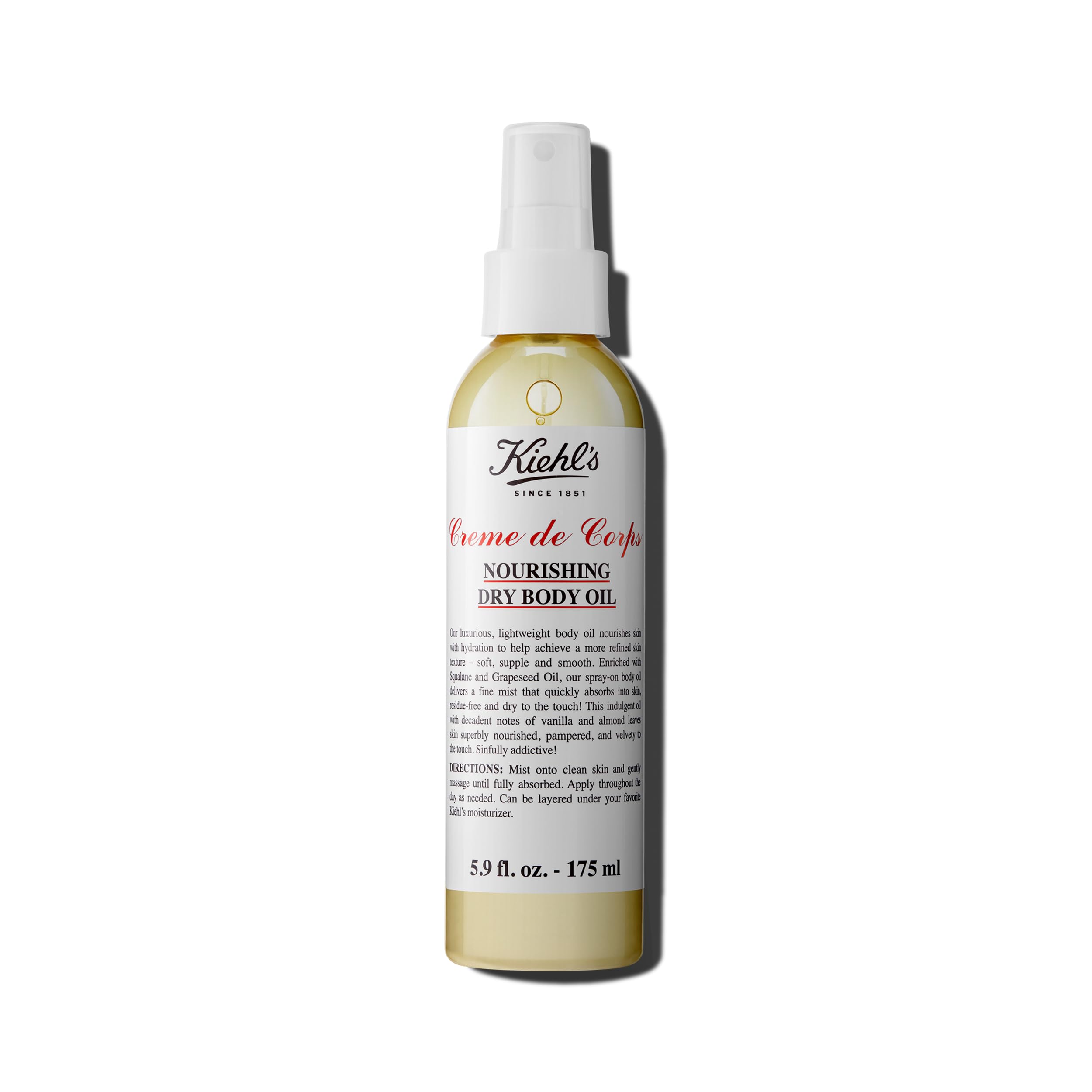 Kiehl's front bottle view showing label and 5.9 fl oz size for confident purchase