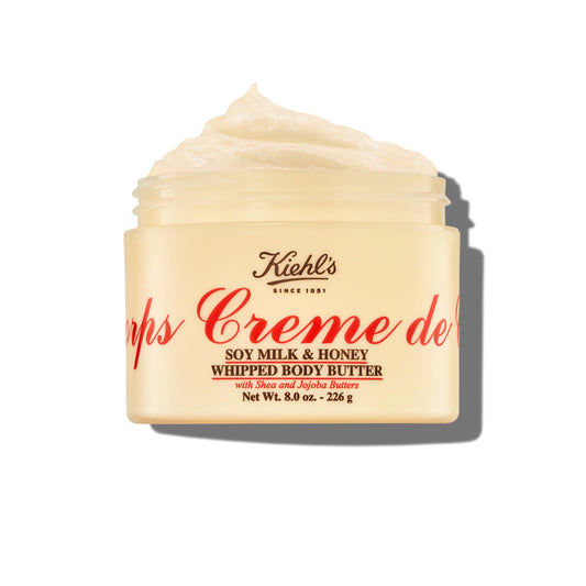 Kiehl's jar front view showing label and 8 oz size for clear identification and trust
