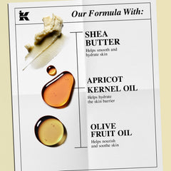 Kiehl's jar next to common items for 8 oz size comparison and portability clarity