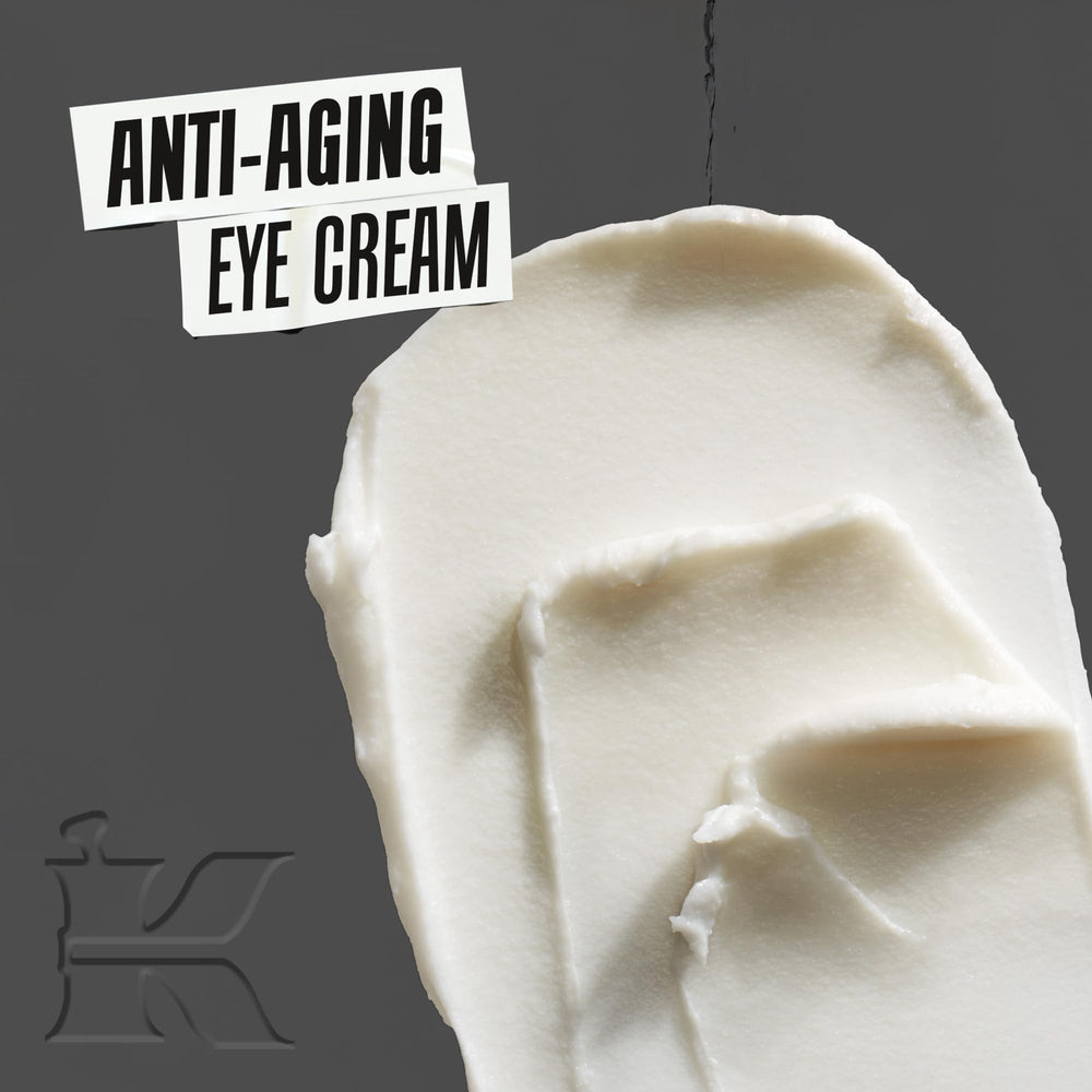 Kiehl's open jar texture highlights creamy non-greasy finish and absorbency