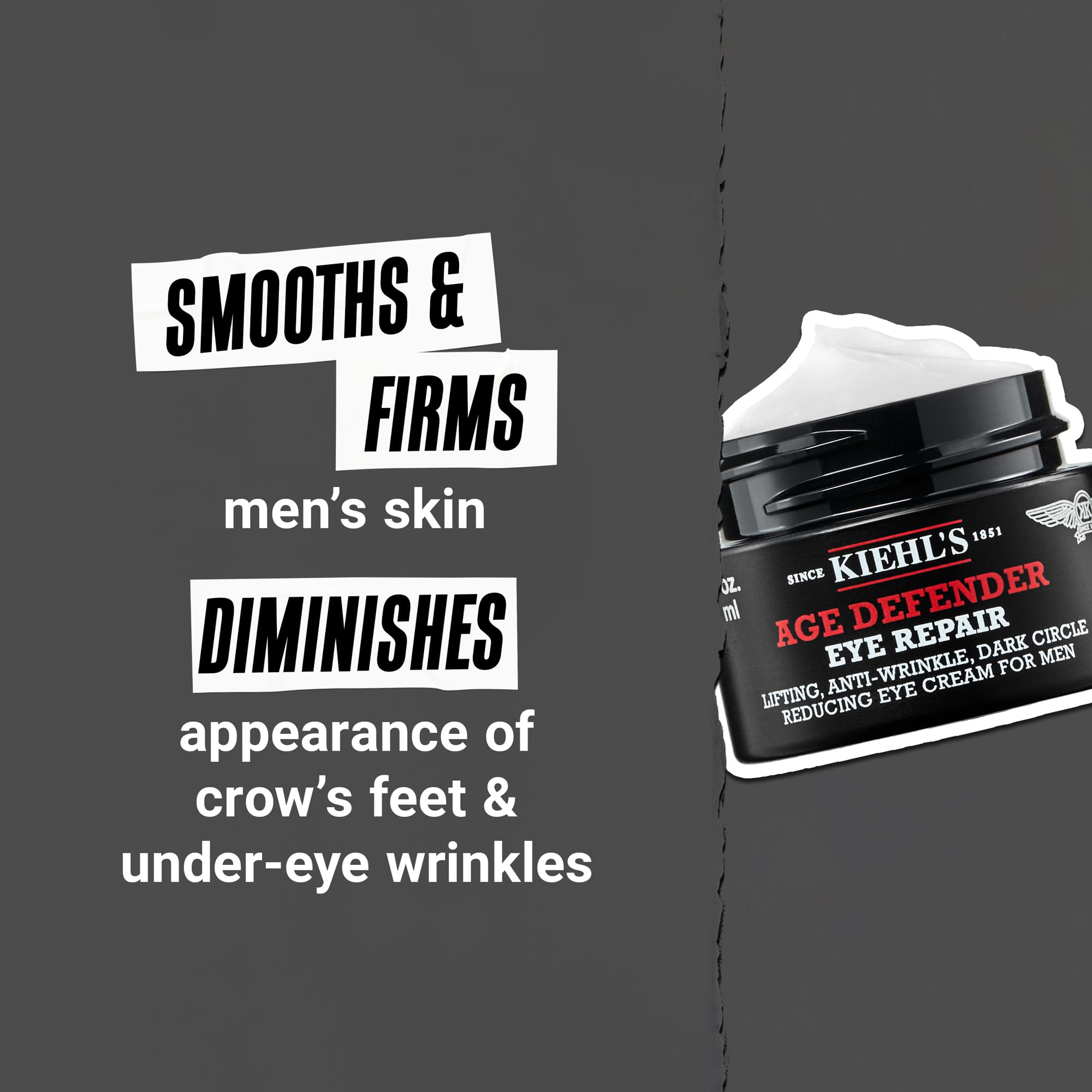 Kiehl's size comparison with travel item shows portability and convenience