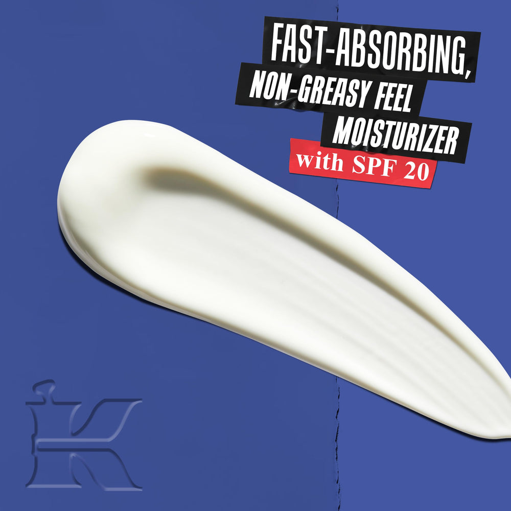 Kiehl's close-up lotion texture demonstrating fast-absorbing hydration