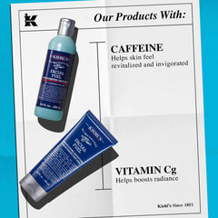 Kiehl's moisturizer open jar showing creamy texture and quick-absorbing benefit