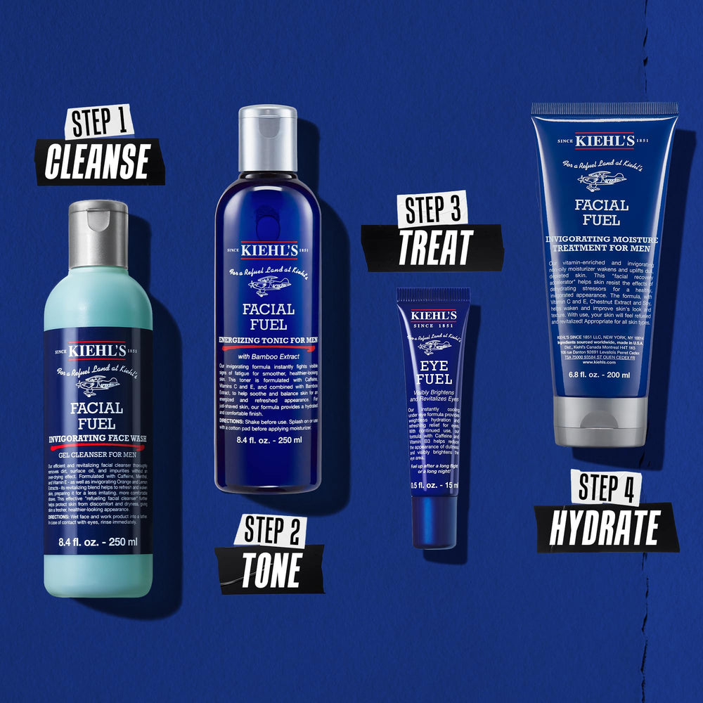 Kiehl's label close-up highlighting paraben- and sulfate-free formulation