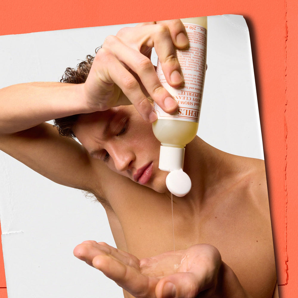 Kiehl's ingredients focus on Aloe Vera and Wheat Protein for hydrated skin