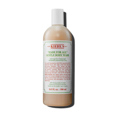 Kiehl's bottle front showing label and recyclable packaging benefit