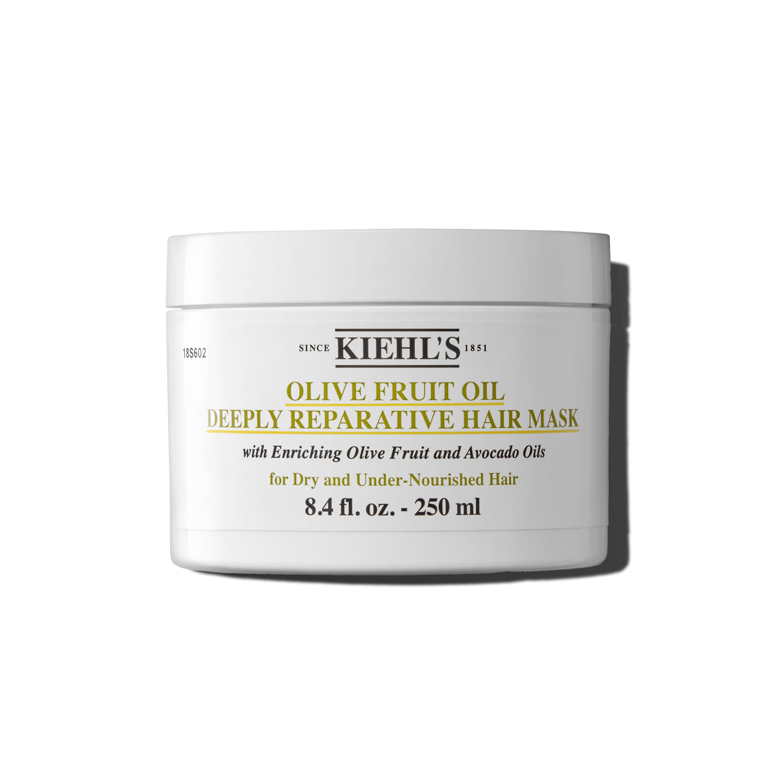 Kiehl's jar front view showing label and size, highlights product clarity and trust