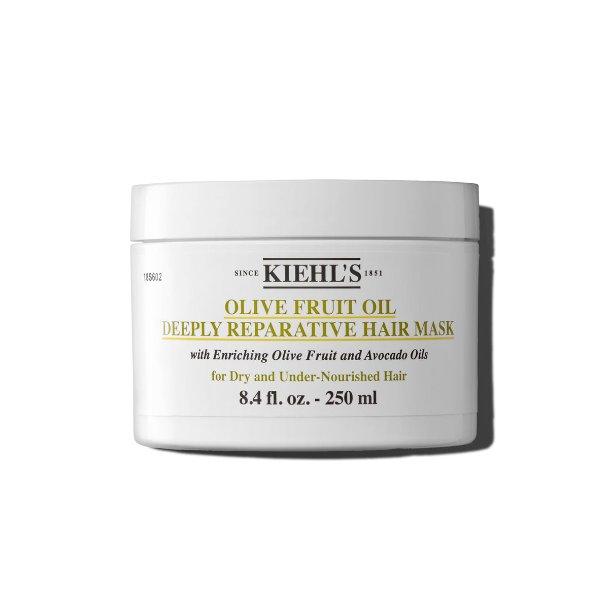 Kiehl's jar front view showing label and size, highlights product clarity and trust
